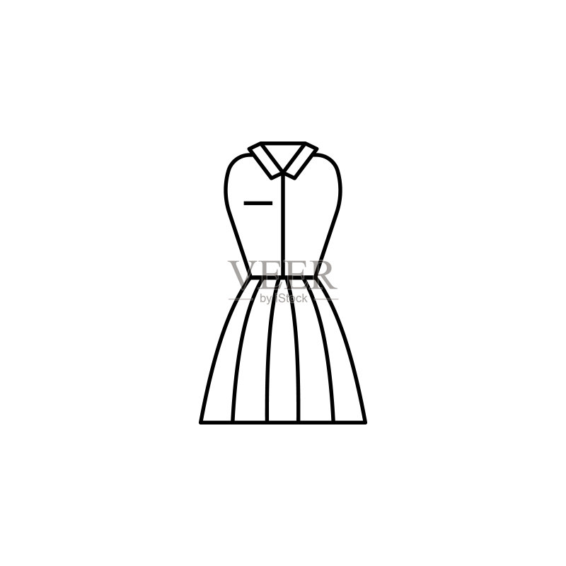 女士制服装扮图标图标素材