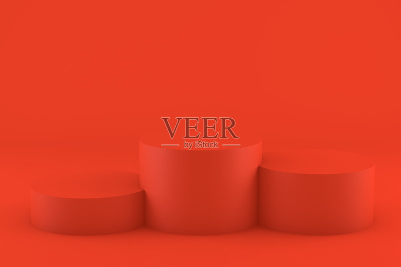 空的赢家领奖台,基座,展示正版图片素材