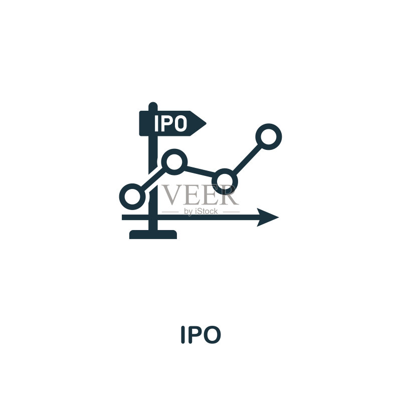 IPO图标,来自启动图标系列的高级风格设计,UI和UX,用于网页设计、应用程序、软件和印刷的像素完美IPO图标图标素材