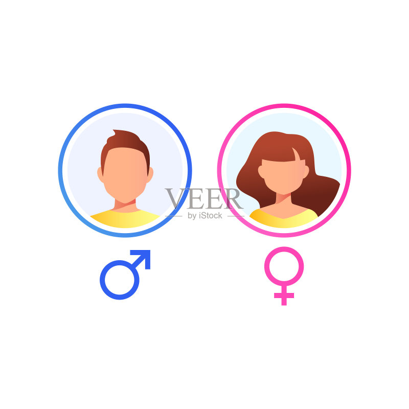 男女图标合集图标素材