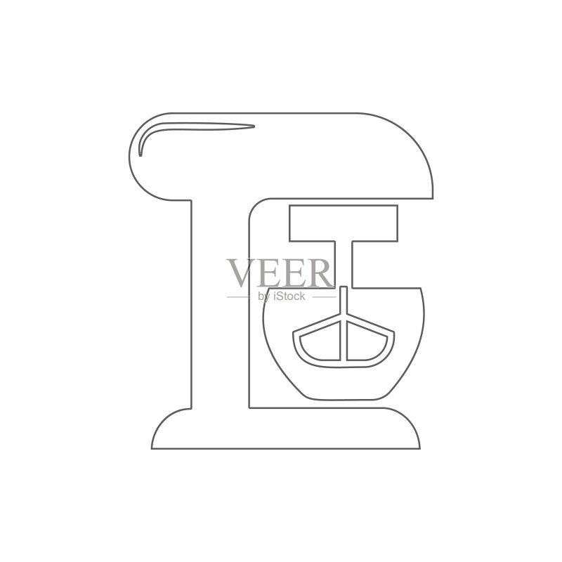 调音台图标:用于移动概念和Web应用程序的电子元件图标,网站设计和开发、应用程序开发的细线图标图标素材
