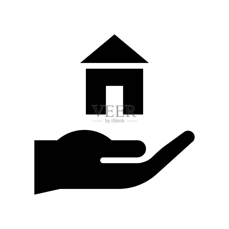 房屋保险矢量图标图标素材