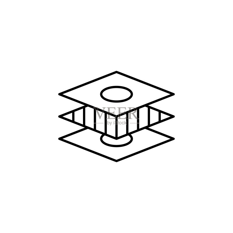 编排设计图标UI和UX网站或移动应用简图图标素材