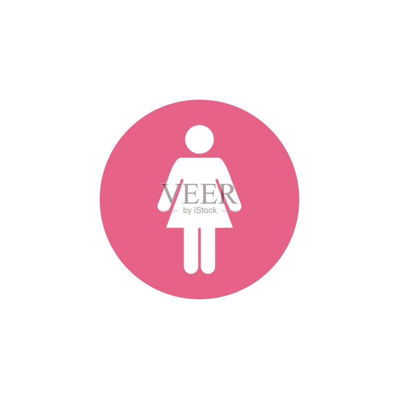 女性性别图标图形设计模板矢量图标素材