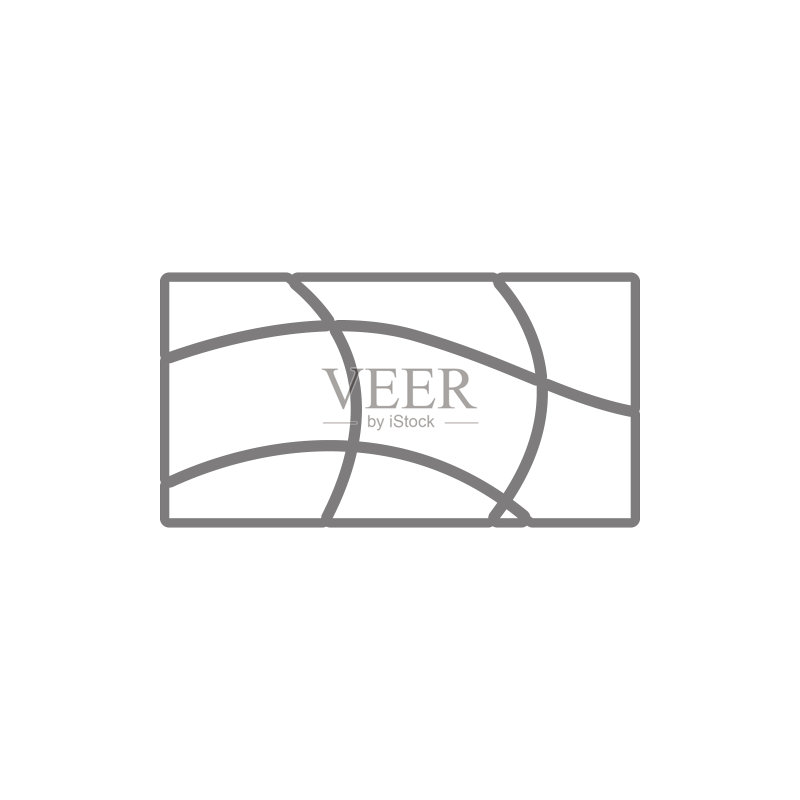 网格工具图标:网络安全手机概念和Web应用元素细线图标,用于网站设计、开发和应用开发图标素材
