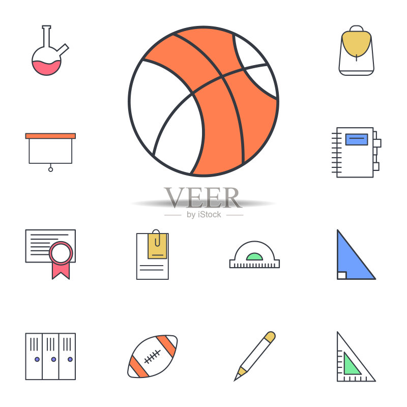 篮球图标:通用Web和移动设备图标集图标素材