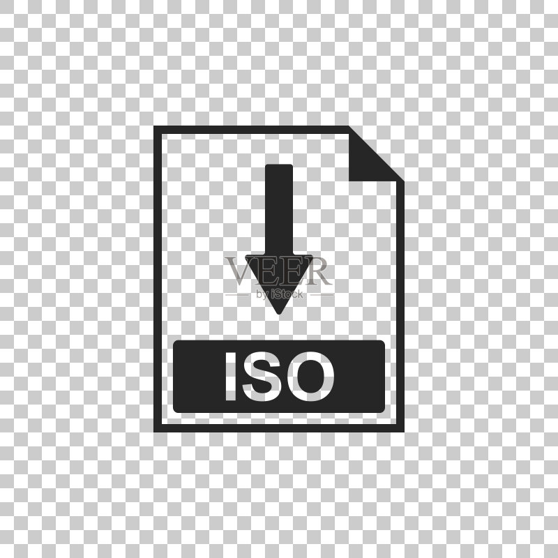 ISO文件图标:ISO下载按钮图标素材