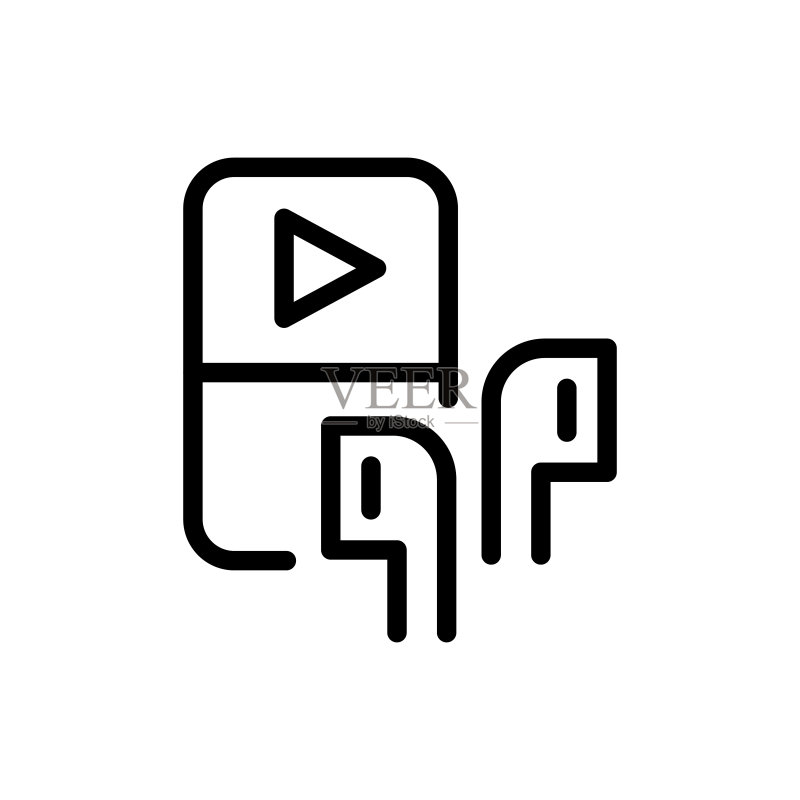 MP3扁平图标图标素材