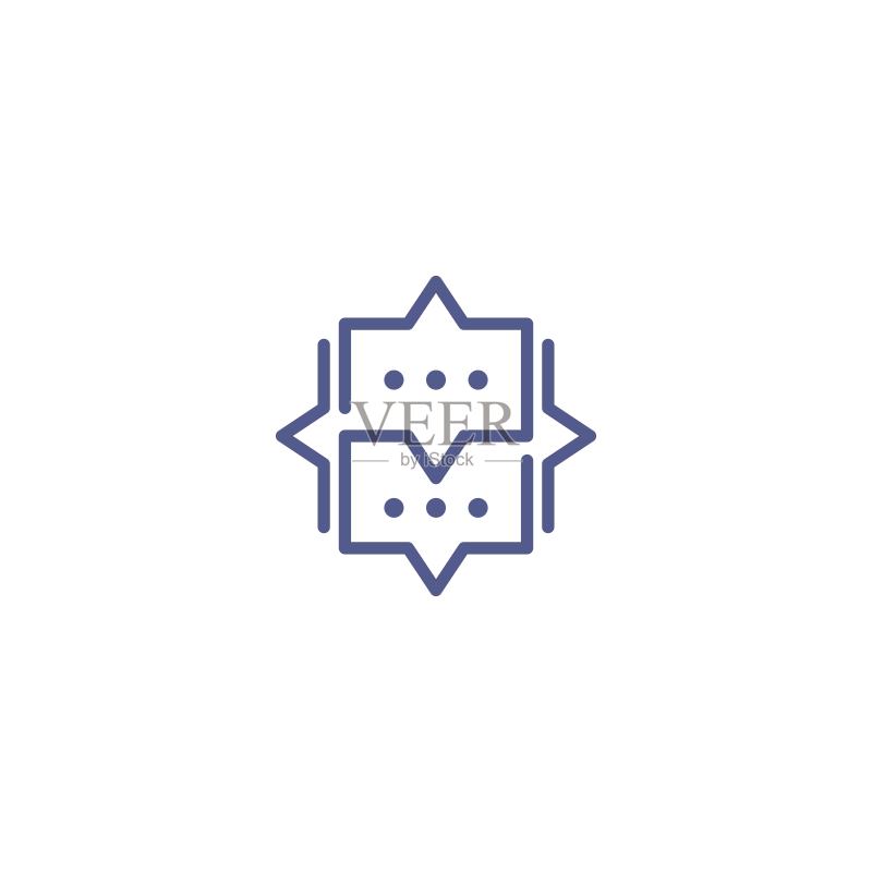 无限聊天星空对话矢量图标图标素材