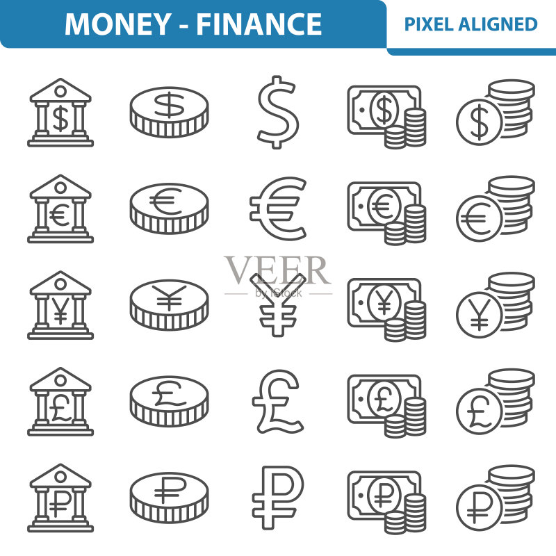 货币-金融图标图标素材