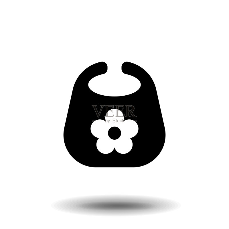 婴儿围兜图标图标素材