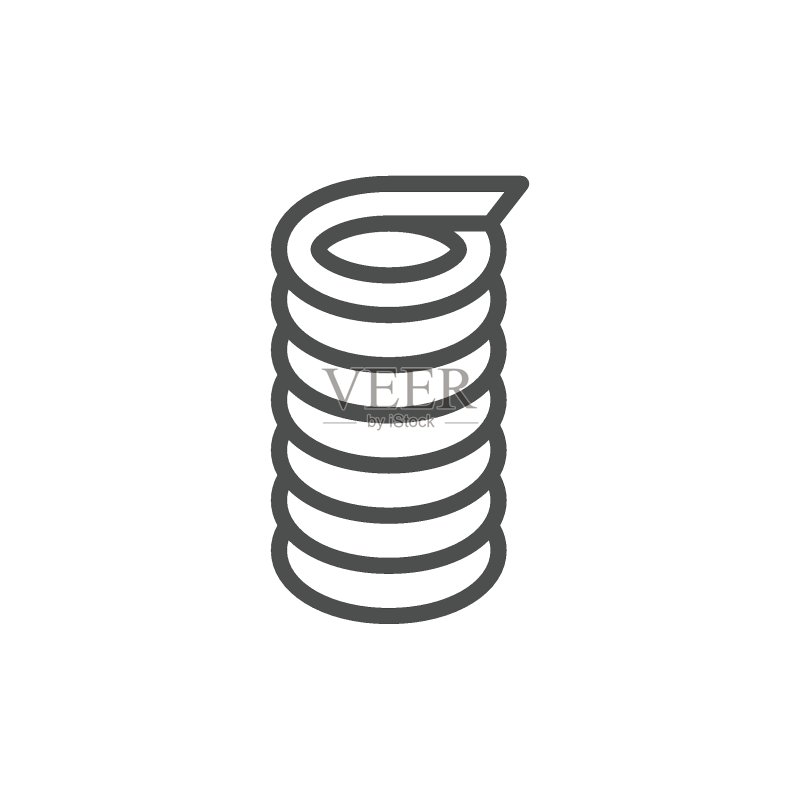 春季线性图标图标素材