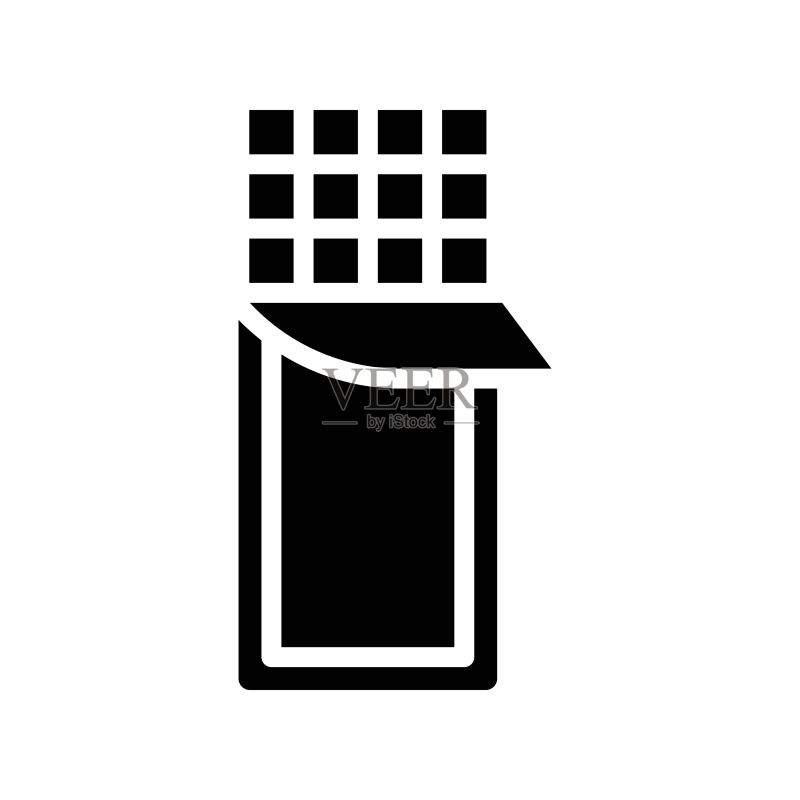 巧克力棒矢量图图标素材