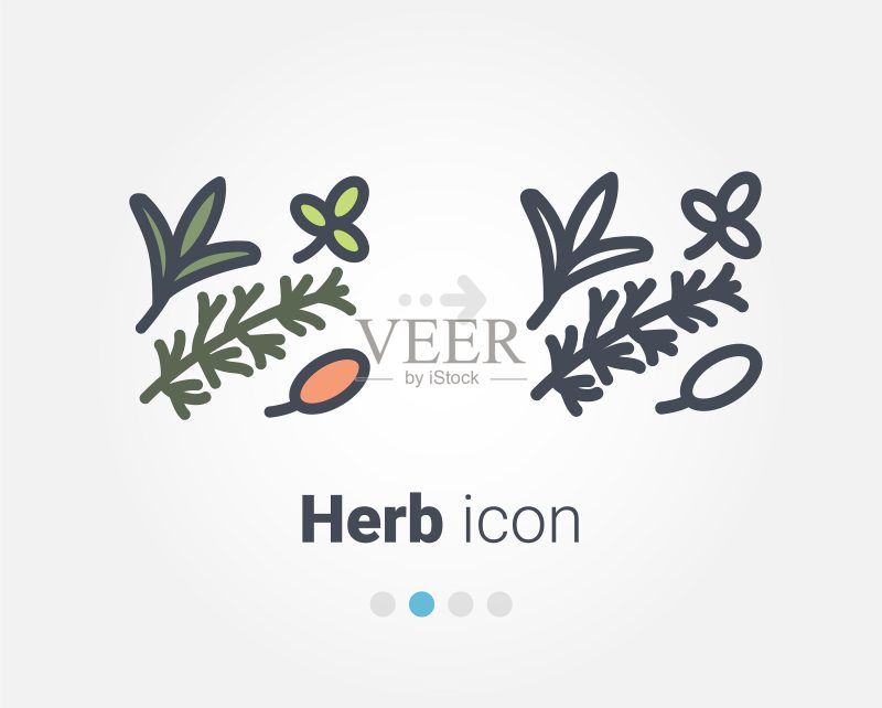 香草矢量图标图标素材