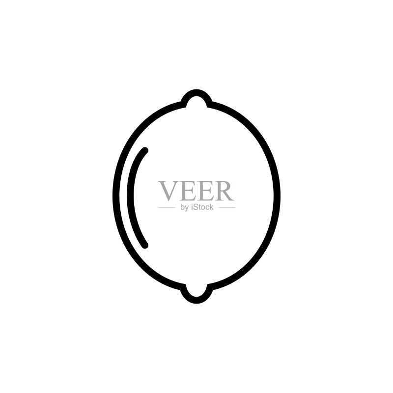柠檬矢量图标图标素材
