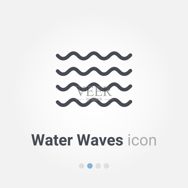 水波纹矢量图标图标素材