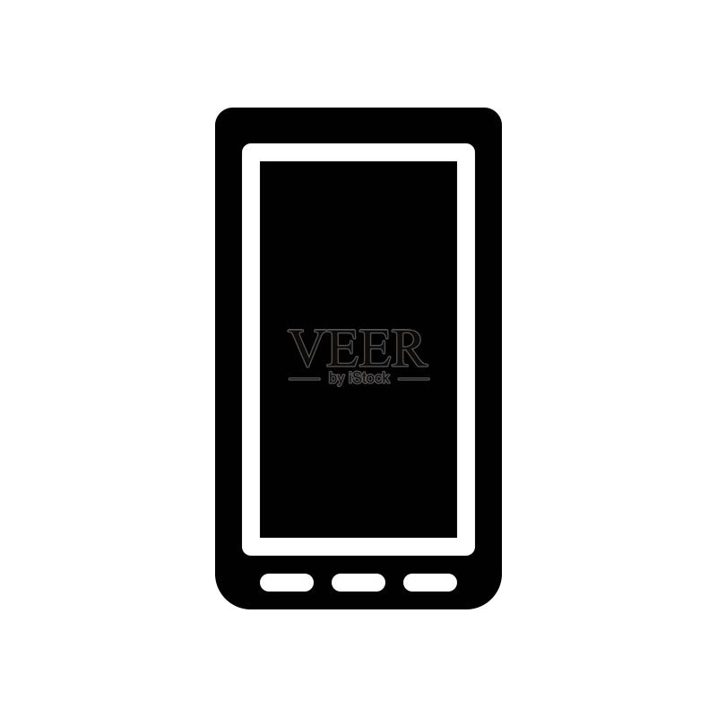 手机矢量图,电子设备实体图标图标素材