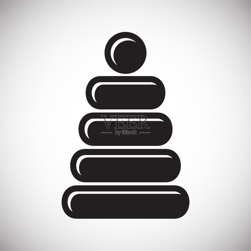 图形和网页设计背景上的玩具图标:简单的矢量标志,网站按钮或移动应用程序的互联网概念符号图标素材