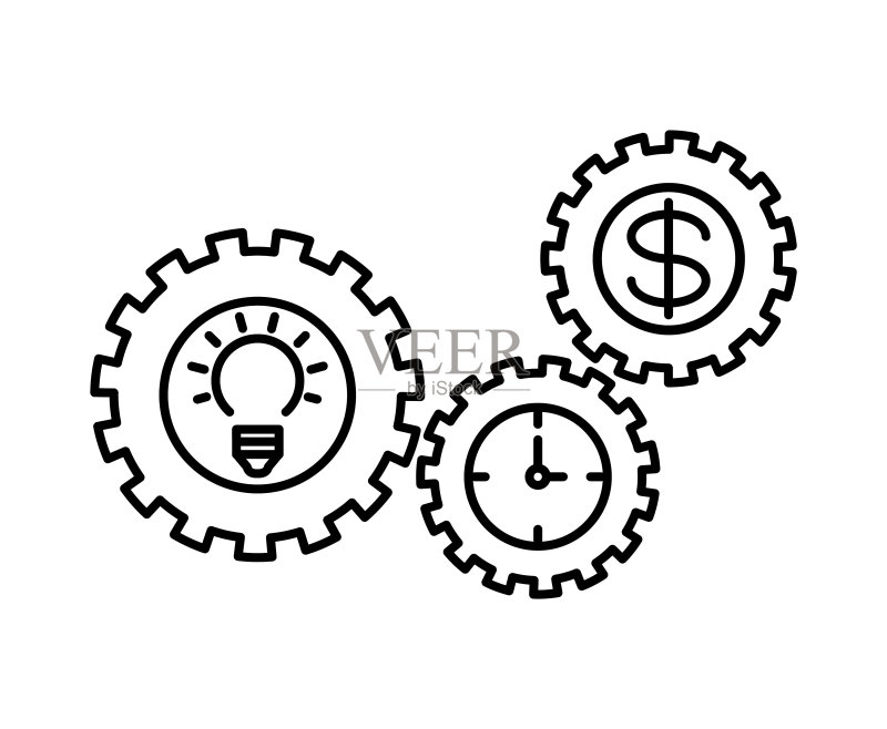 管理图标,矢量图标素材