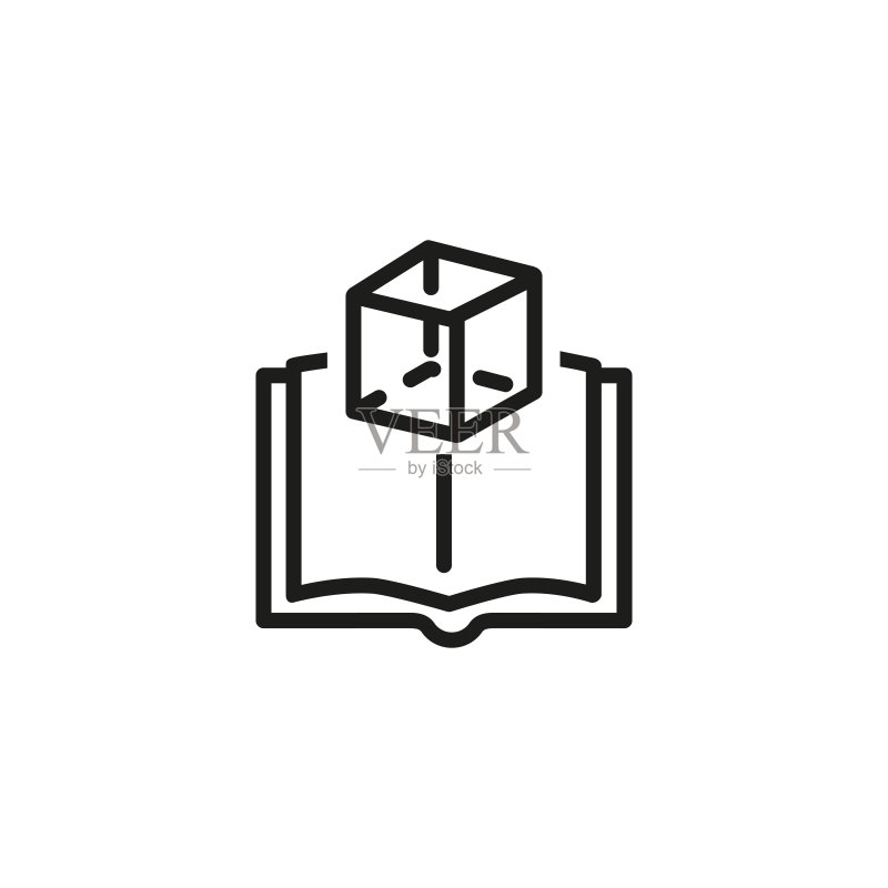 现实增强现实线性图标图标素材