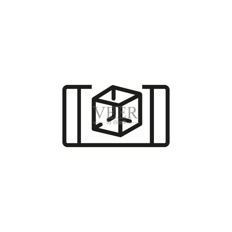 增强现实物体线条图标图标素材