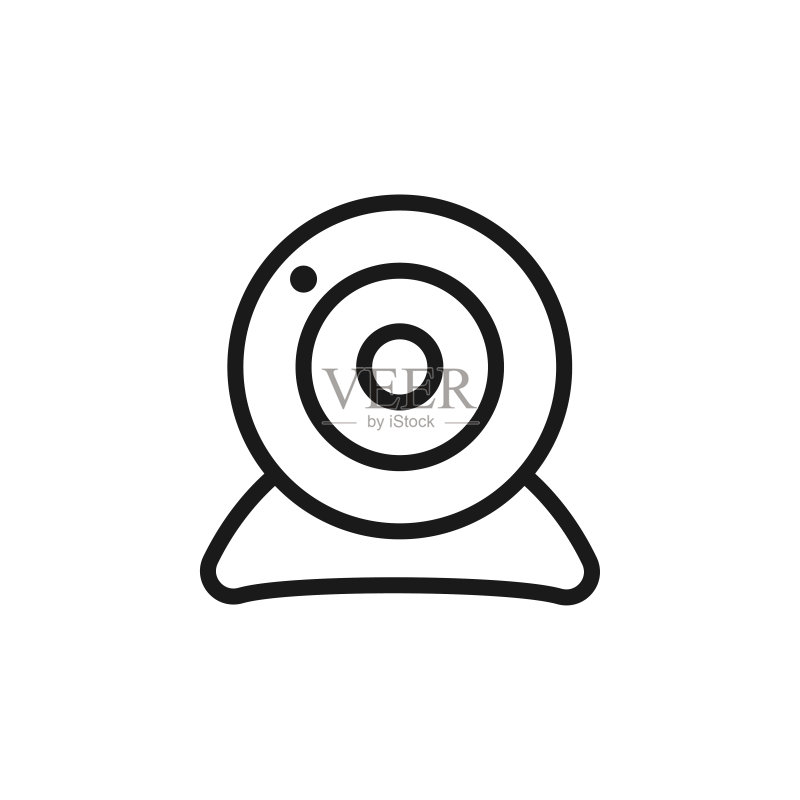 网络摄像头图标设计模板矢量素材图标素材