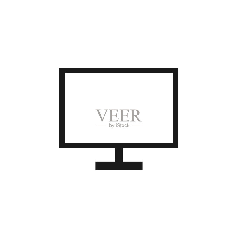 显示器电脑图标设计模板矢量素材图标素材