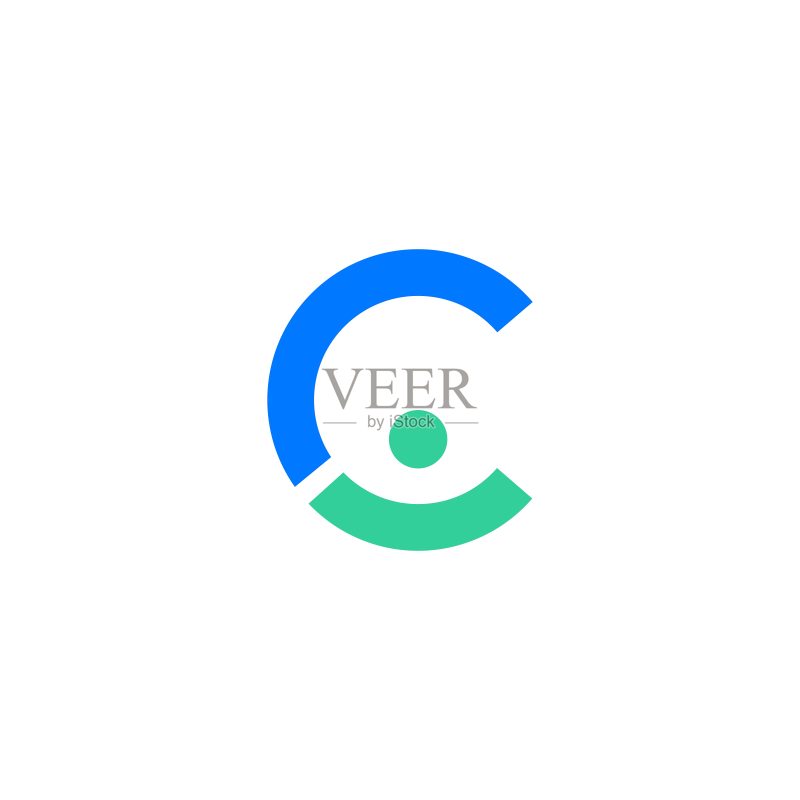字母C人物矢量图标图标素材