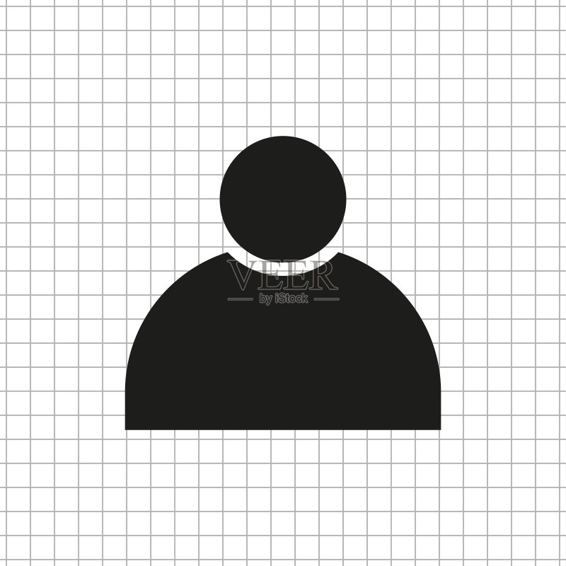 男士黑色矢量图标图标素材