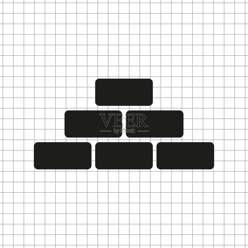 砖 - 黑色矢量图标图标素材