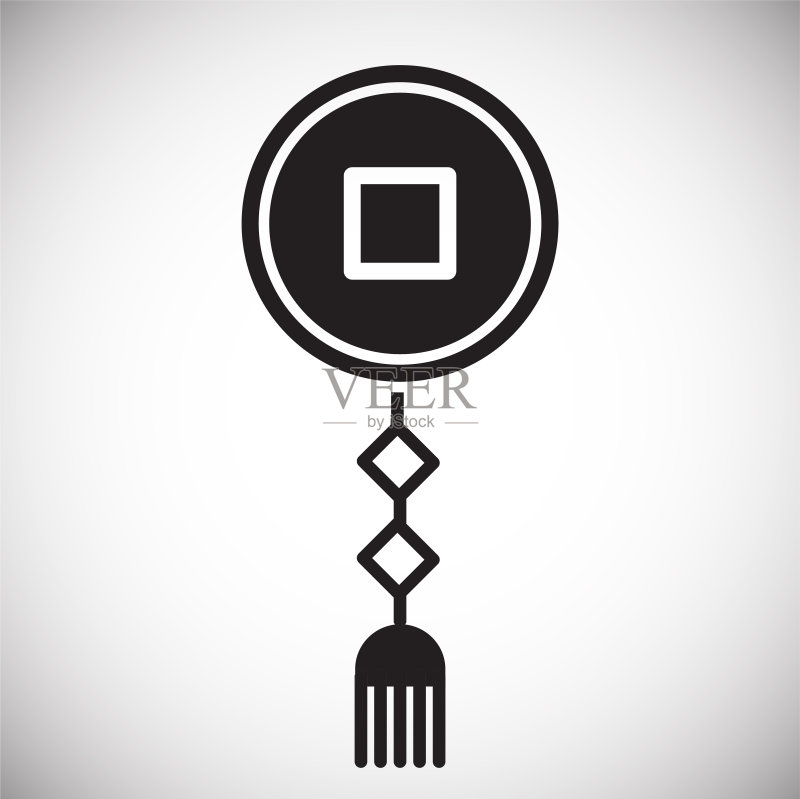 中国新年相关图标的背景图形和网页设计。简单的矢量信号。网站按钮或手机应用的互联网概念符号。正版插画素材