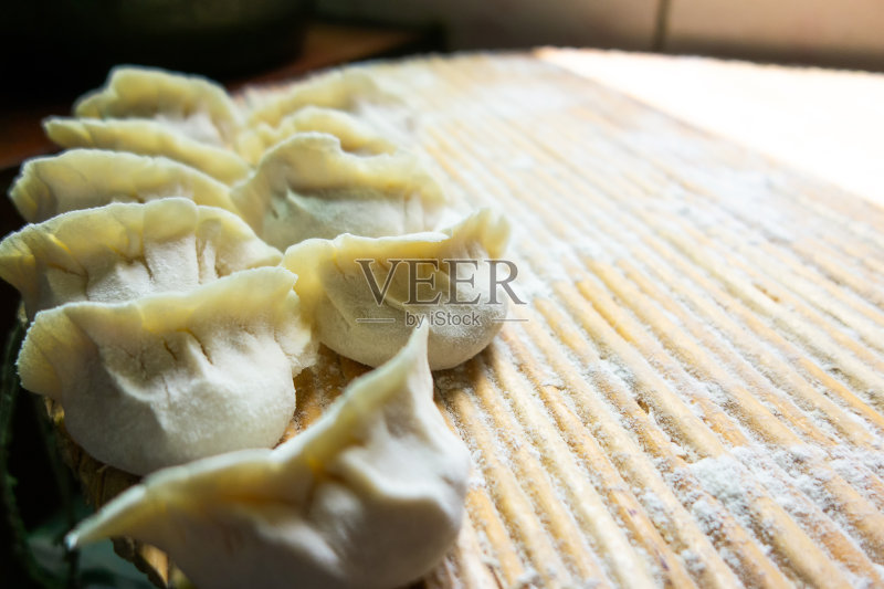 饺子是中国传统的美食。正版图片素材