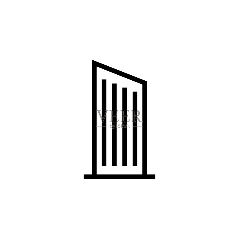 摩天大楼建筑图标图标素材