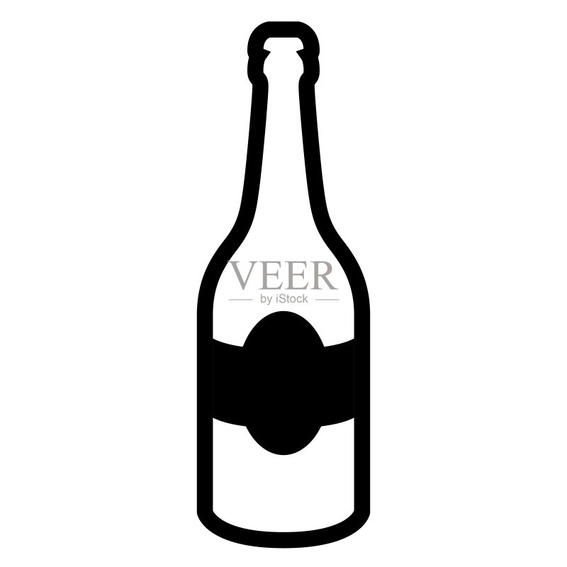 独立啤酒瓶图标图标素材