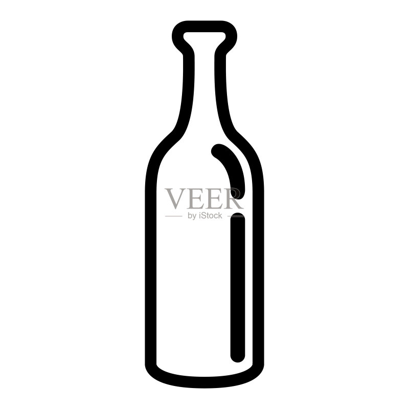 独立啤酒瓶图标图标素材