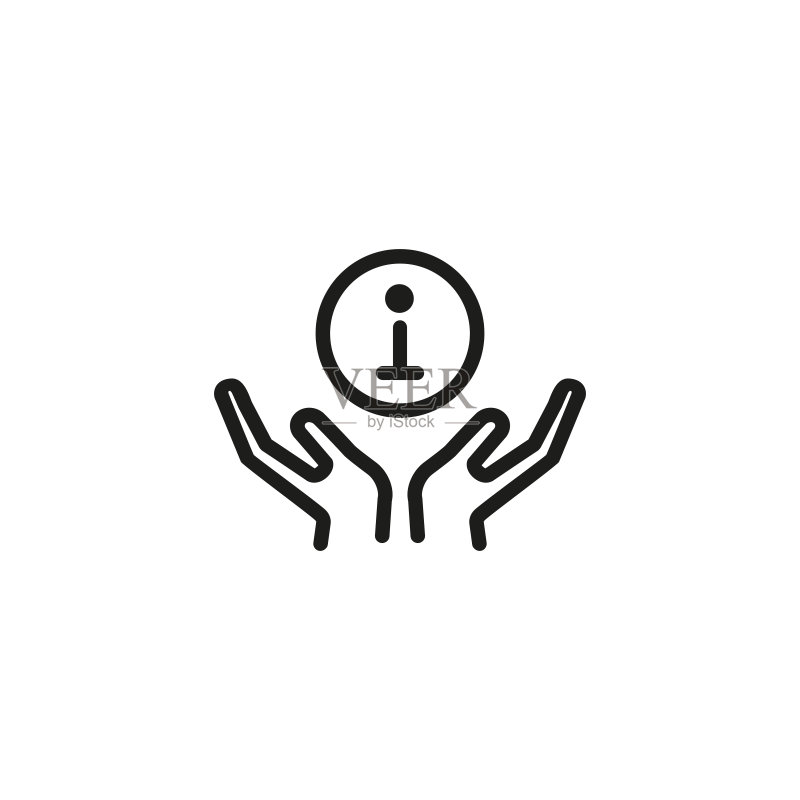 提供信息线性图标图标素材