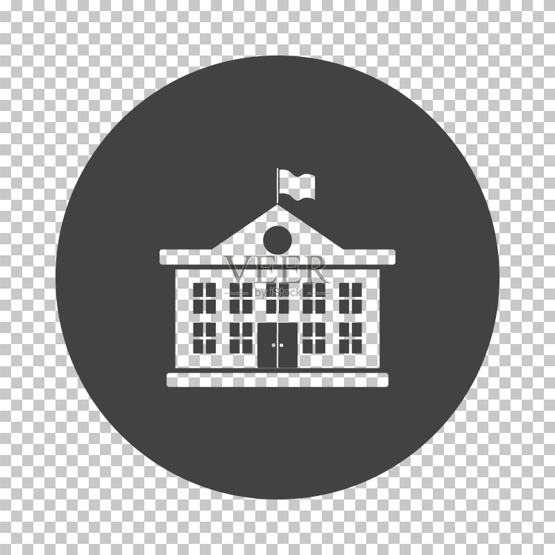 学校建筑图标图标素材