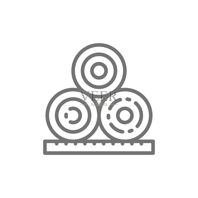 农业草堆图标图标素材