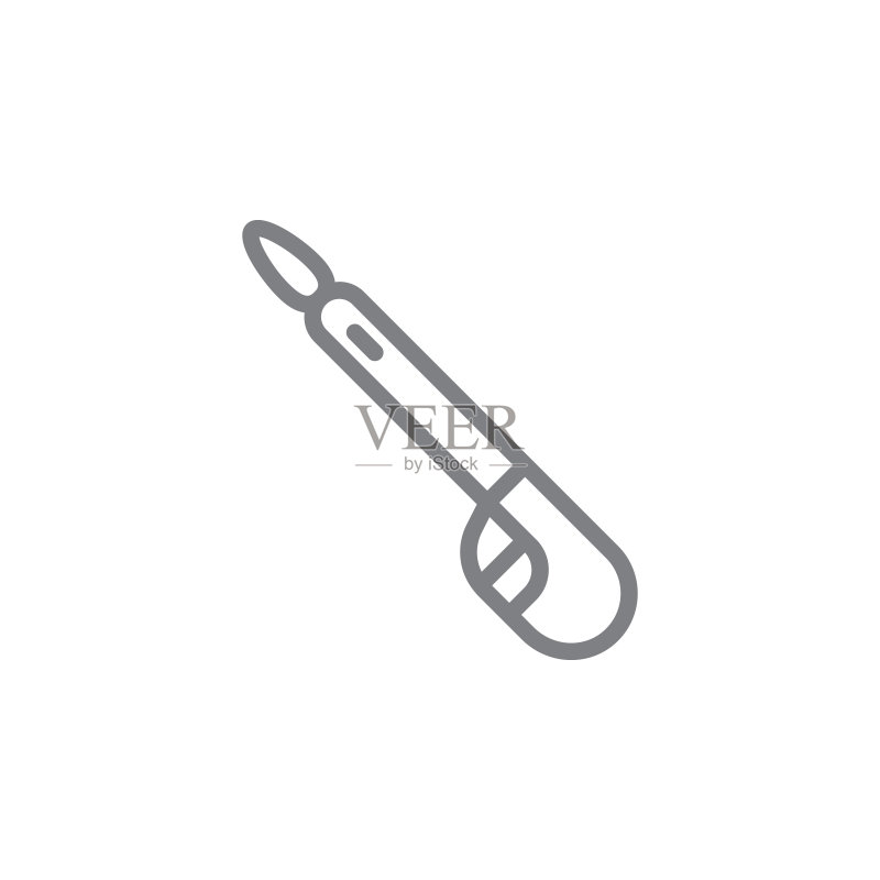 Zippo打火机轮廓图标:用于网页、Logo、移动应用、UI、UX的吸烟元素图标素材