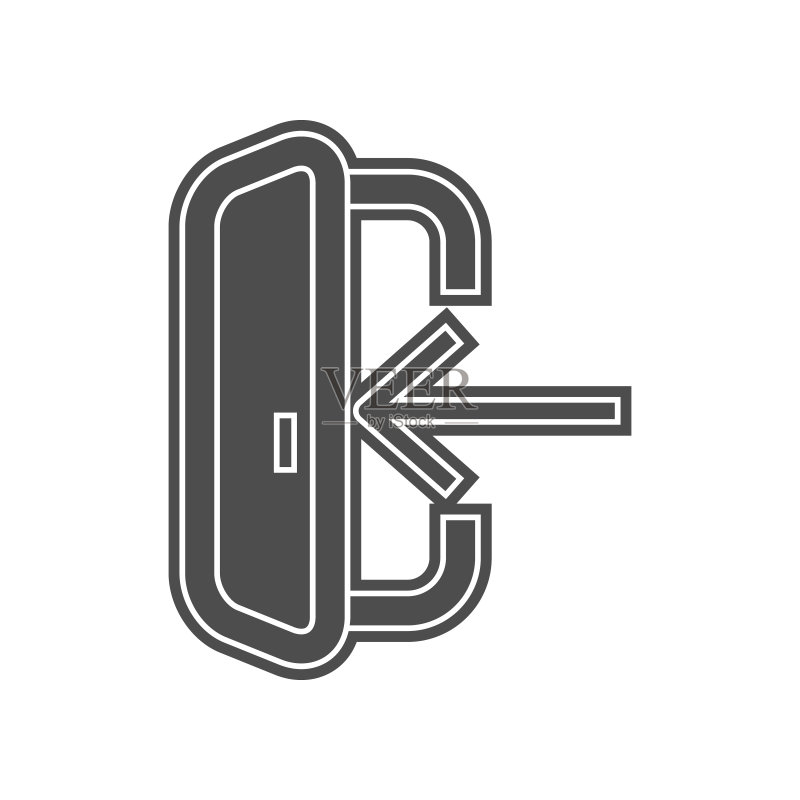 硬盘连接图标:极简移动概念和Web应用元素,网站设计和应用开发的标志符号图标素材