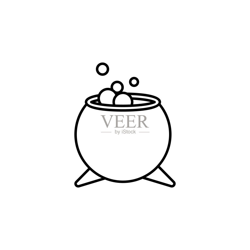 魔法罐图标:用于手机概念和Web应用程序的魔法元素图标素材