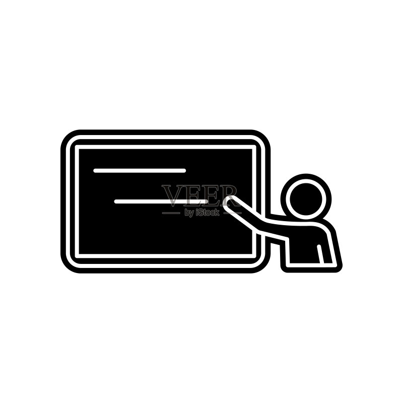 培训图标。用于移动概念和Web应用程序的教育元素图标。网站设计和开发、应用程序开发的标志、扁平图标图标素材