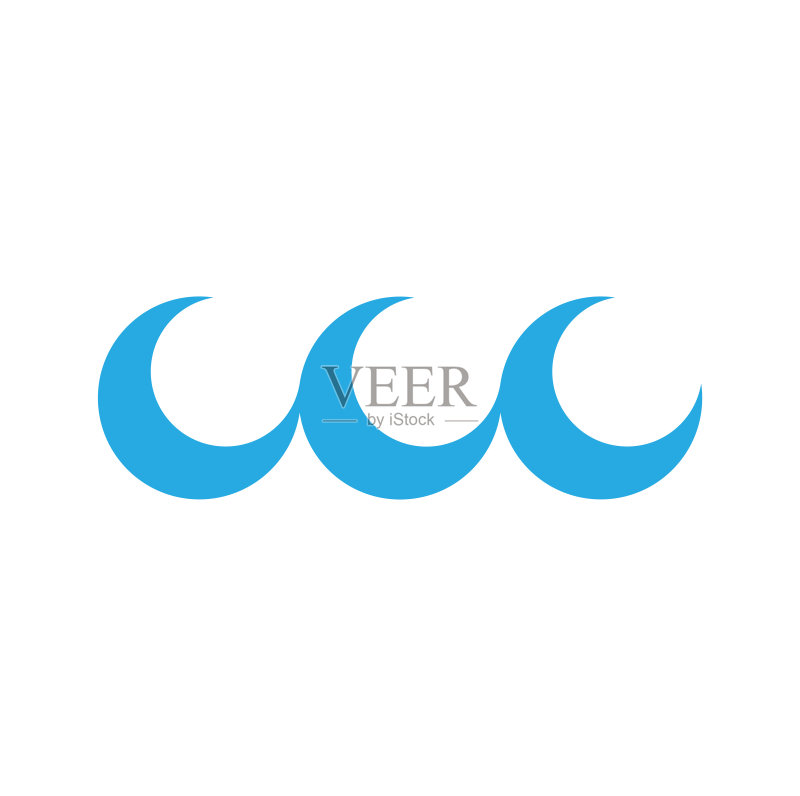 网页设计海浪图标背景矢量素材图标素材