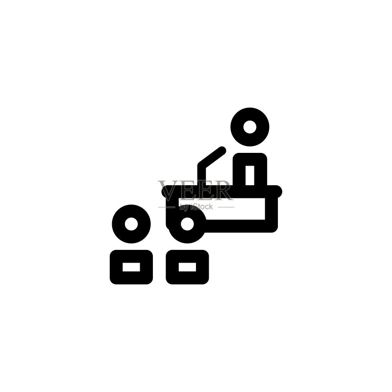 会议演示图标矢量插画图标素材