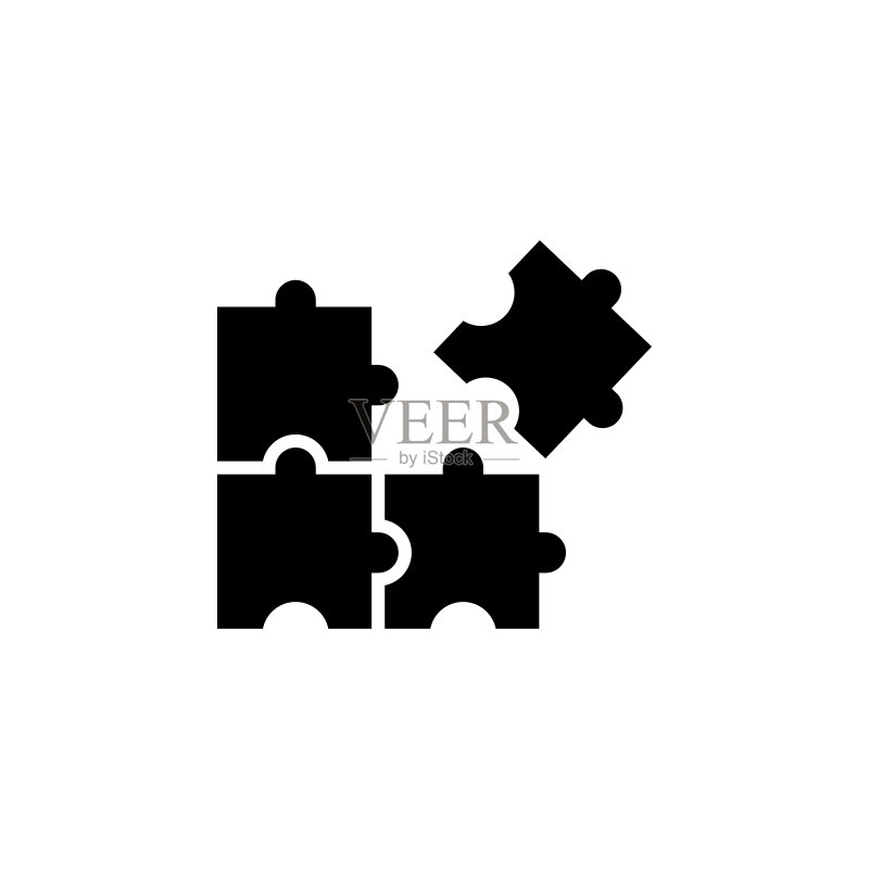 拼图图标图形设计模板矢量素材图标素材