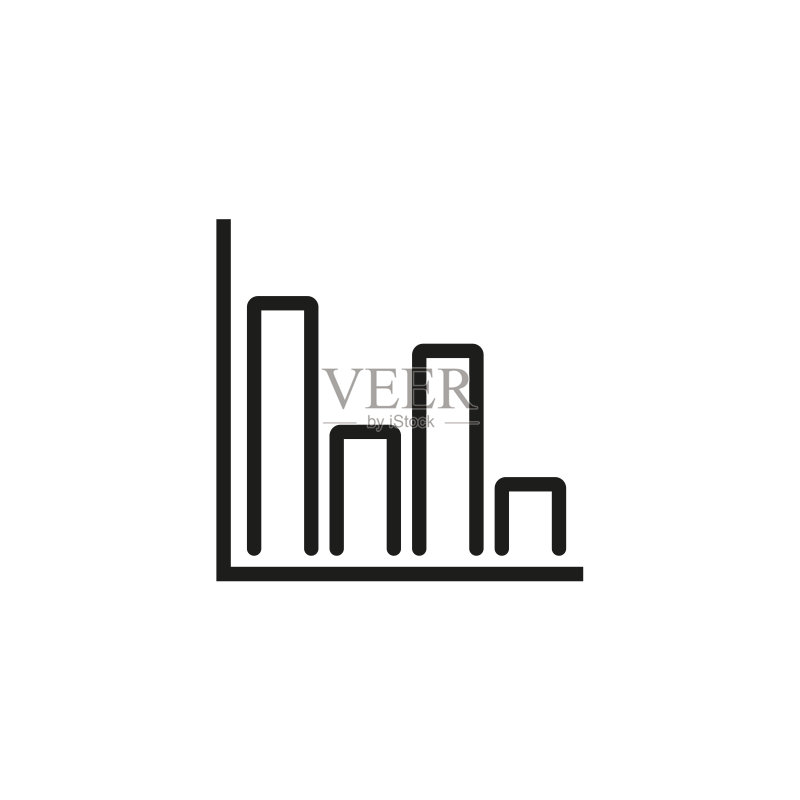 带条的图表线条图标图标素材