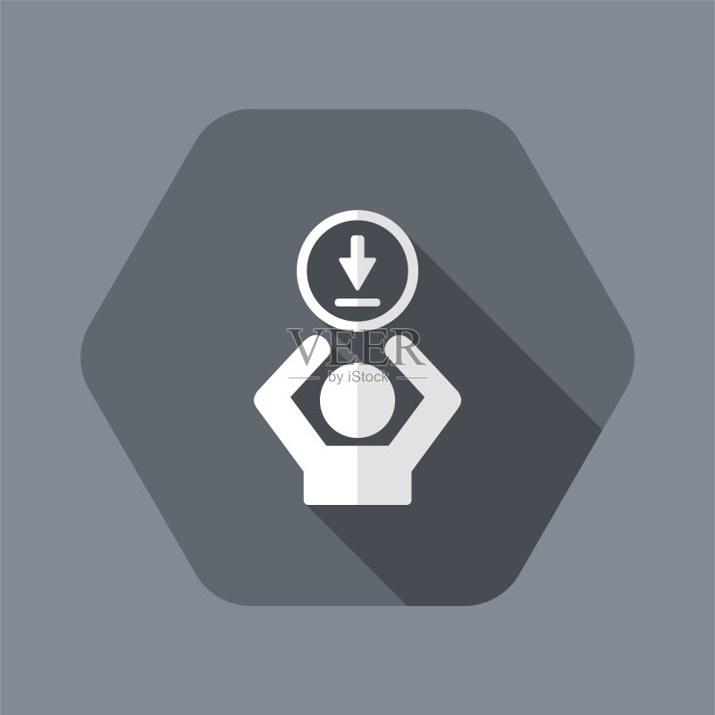 下载建议按钮 - 矢量Web图标图标素材