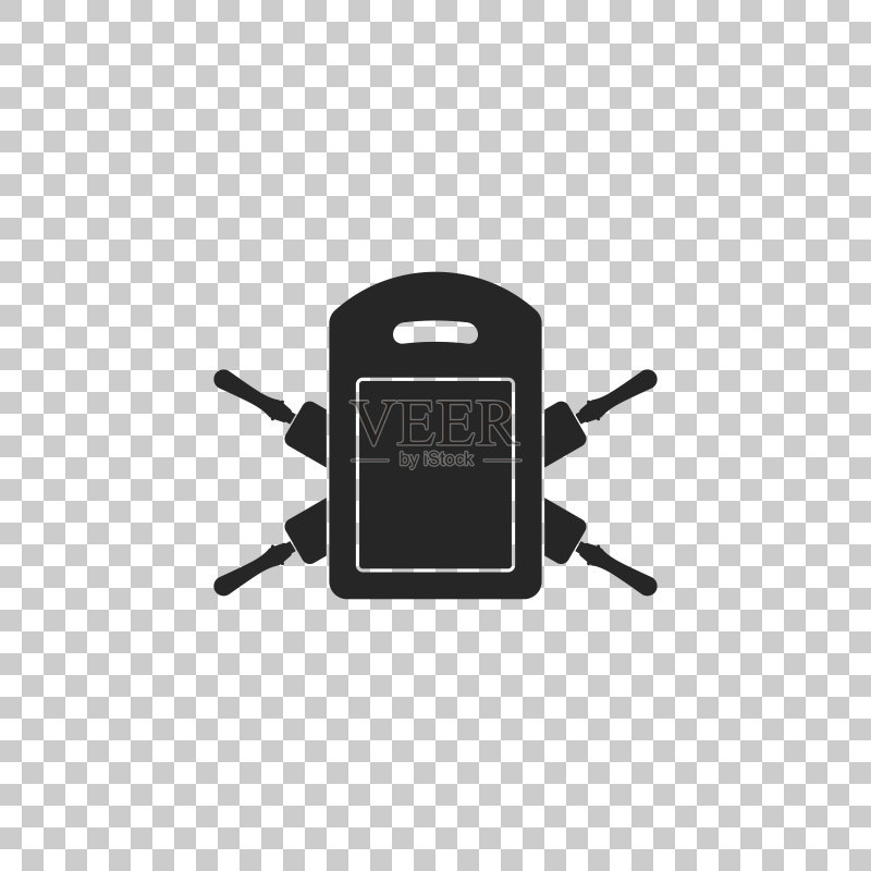 砧板和擀面杖图标图标素材