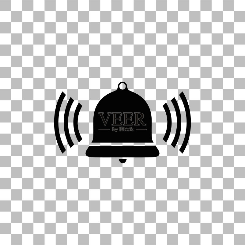 响铃声音图标(扁平)图标素材