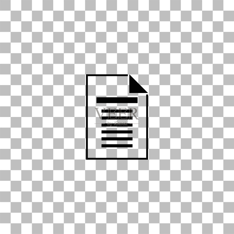 扁平文档图标图标素材